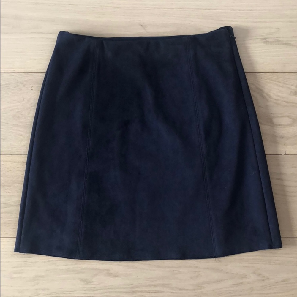 Aritzia Babaton Faux Suede Mini Skirt